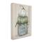 Stupell Industries Green White Harvest Pumpkins Country Jar Planter Canvas Wall Art